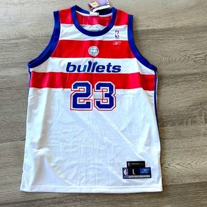 NEW! REEBOK NBA MICHAEL JORDAN WASHINGTON BULLETS   #23 JERSEY